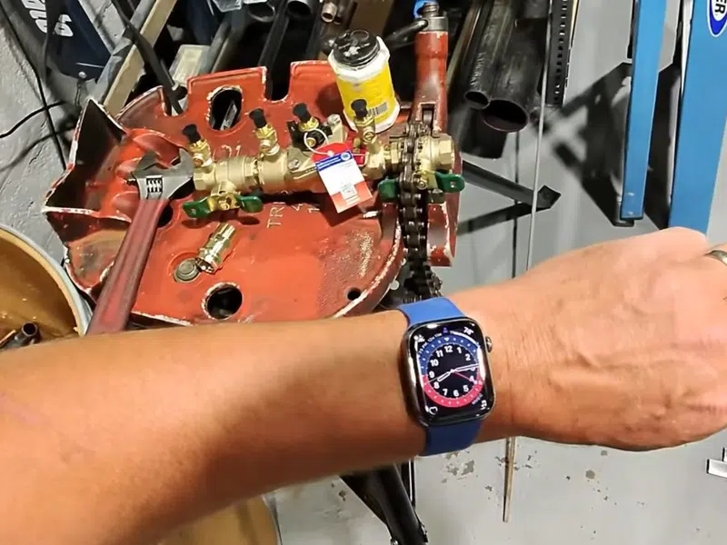 Backflow preventer assembly with valves and pressure test connections for Backflow Testing in Goodyear: What Every Homeowner Needs to Know Before the Notice Arrives showing backflow preventer assembly valves pressure test connections testing homeowners body detail