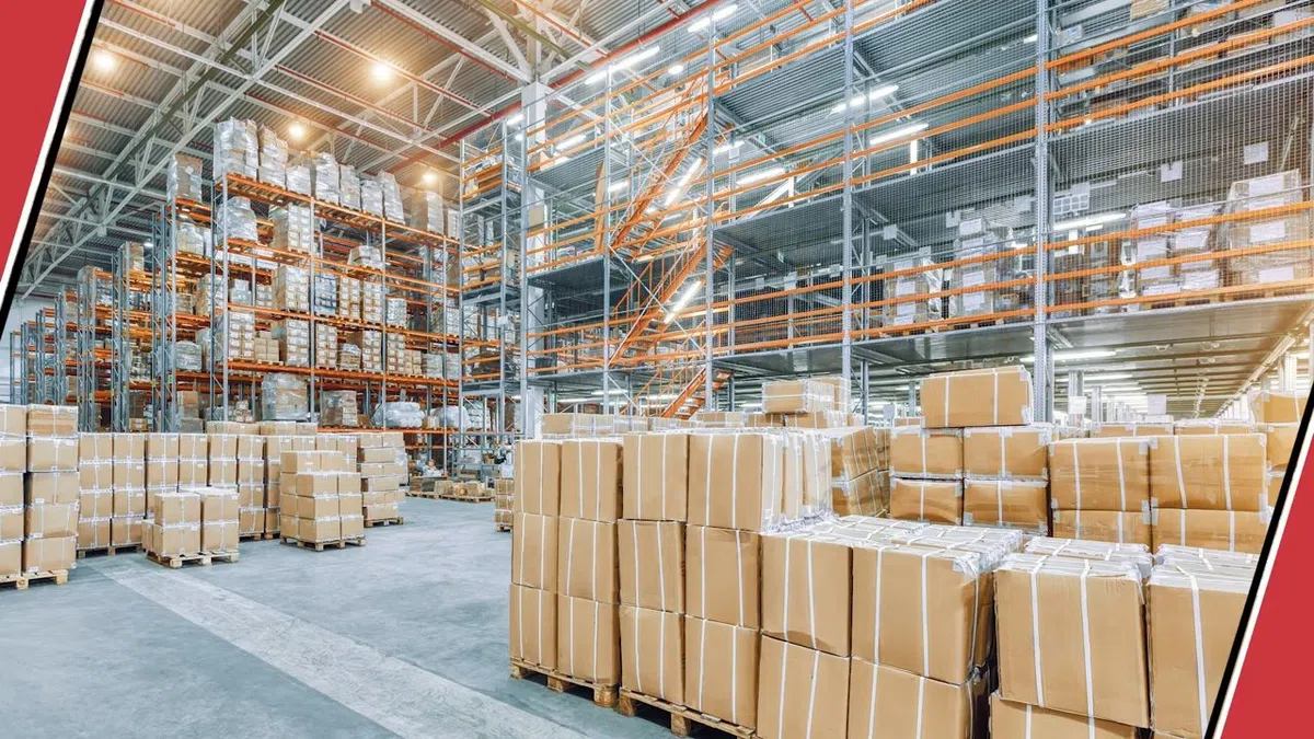 Large commercial warehouse interior with plumbing access and service space for Plumbing Services on the Cotton Lane Corridor, Goodyear