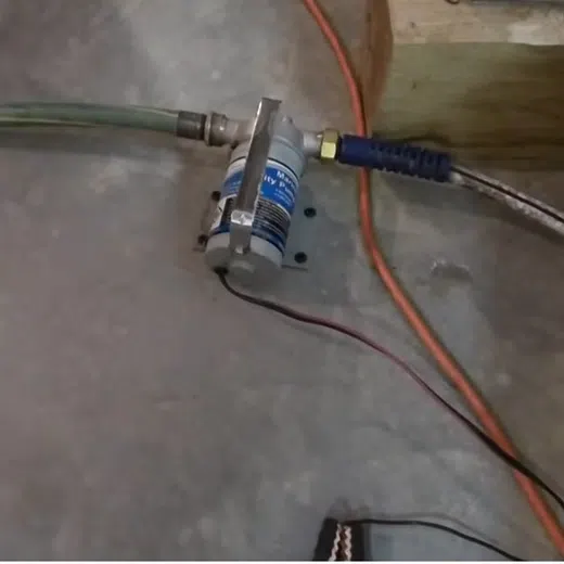 Sump pump basin and discharge piping during installation or service for Plumbing Services in Goodyear