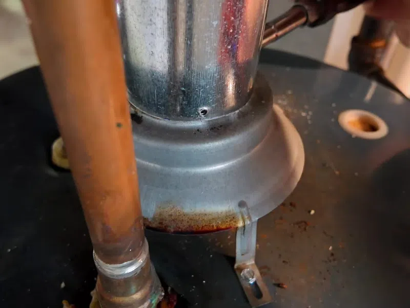 Tank water heater connections, valve fittings, and service components for Repiping & Whole-Home Pipe Replacement in Goodyear