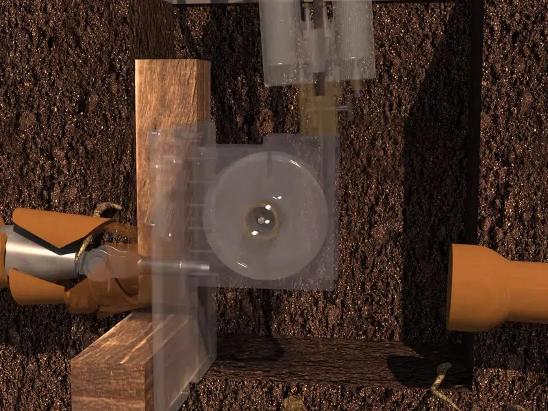 Trenchless sewer repair equipment and exposed sewer lateral access for Pool Leak Detection & Repair in Goodyear