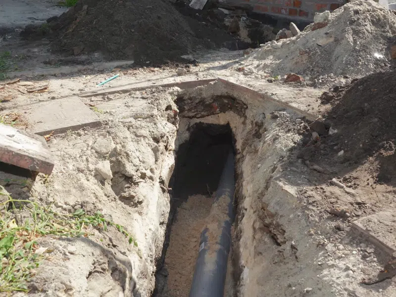 Trenchless sewer repair equipment and exposed sewer lateral access for Should You Repipe Your Goodyear Home Before Selling? The Buyer Inspection Reality