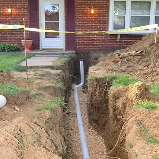 Trenchless sewer repair equipment and exposed sewer lateral access for Plumbing Services in Goodyear