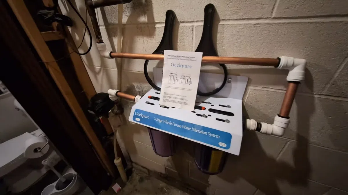 Water filtration housing and treatment equipment connected to residential plumbing for Plumbing Services Along the Estrella Pkwy Corridor, Goodyear